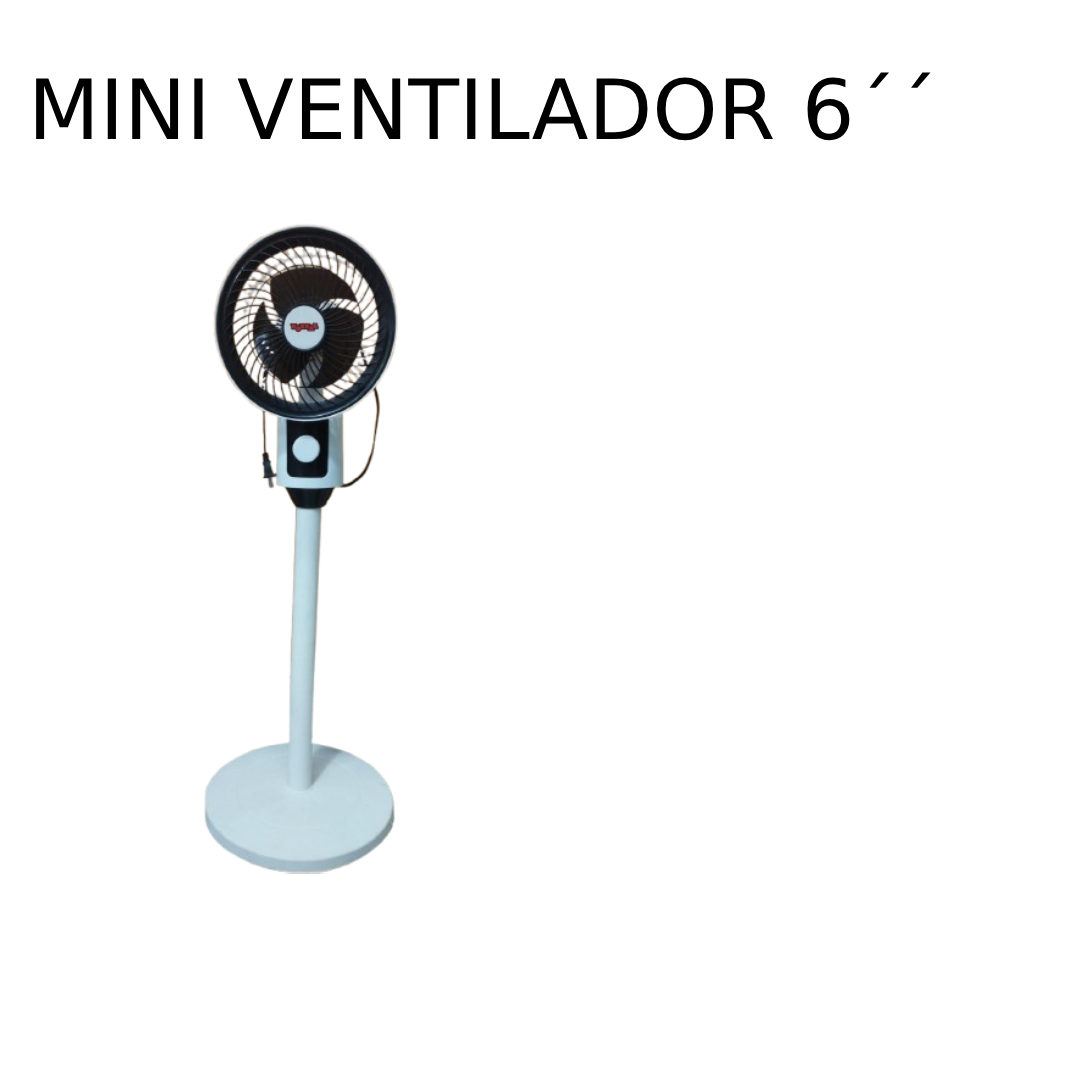 MINI VENTILADOR 6¨PARA MESA