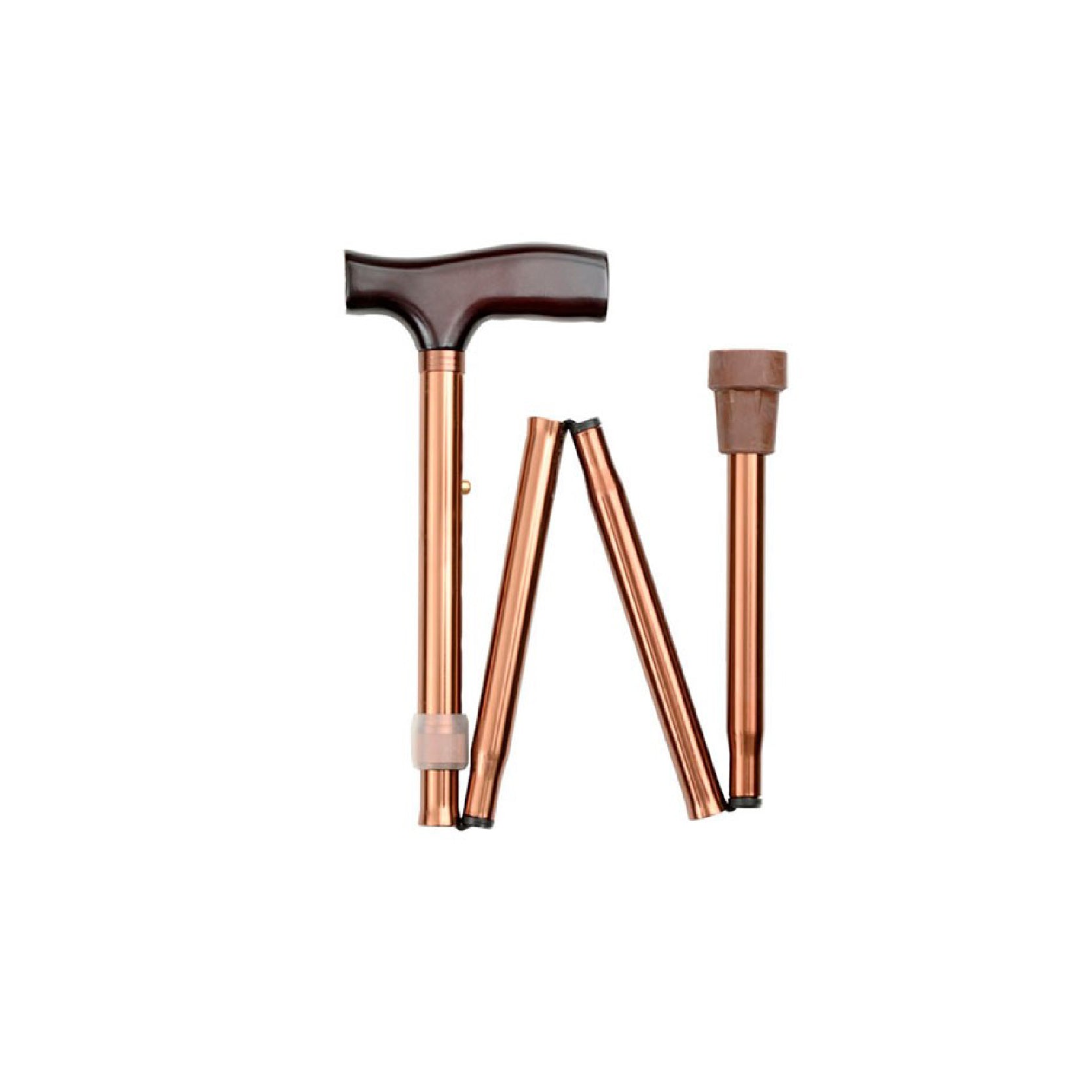 baston de aluminio plegable.