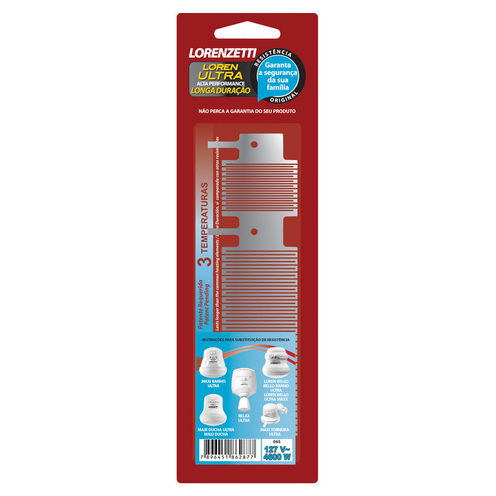 RESISTENCIA DUCHA LORENZETTI ORIGINAL (PEINE)