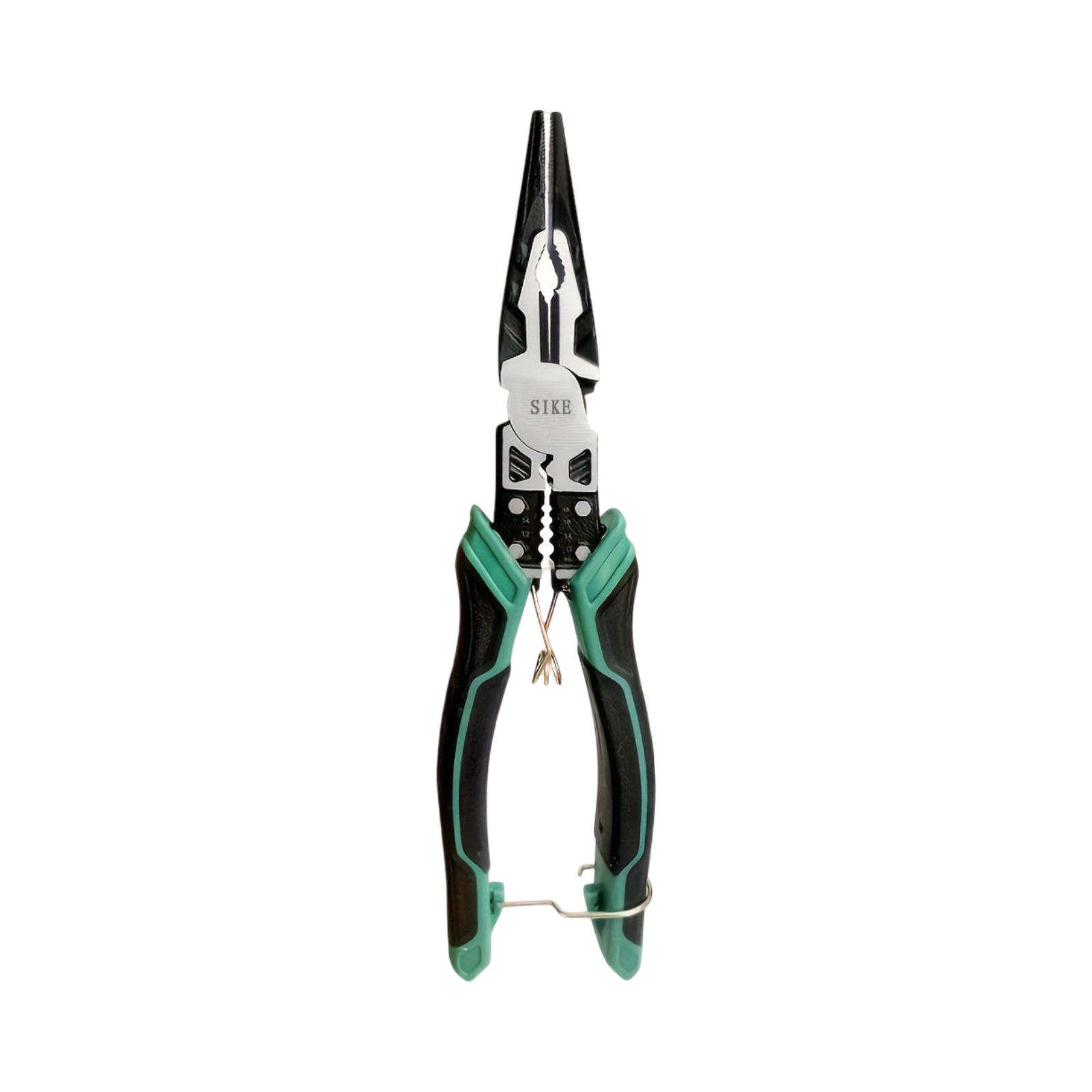 pinza punta fina tottal pro verde 8.00".