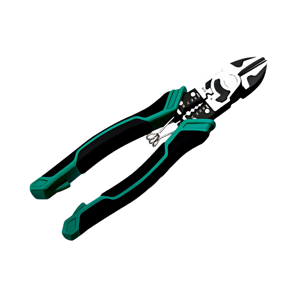 alicate electricista verde tottal pro 7.50".