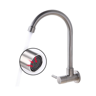 Canilla de Cocina de Pared Pico Alto