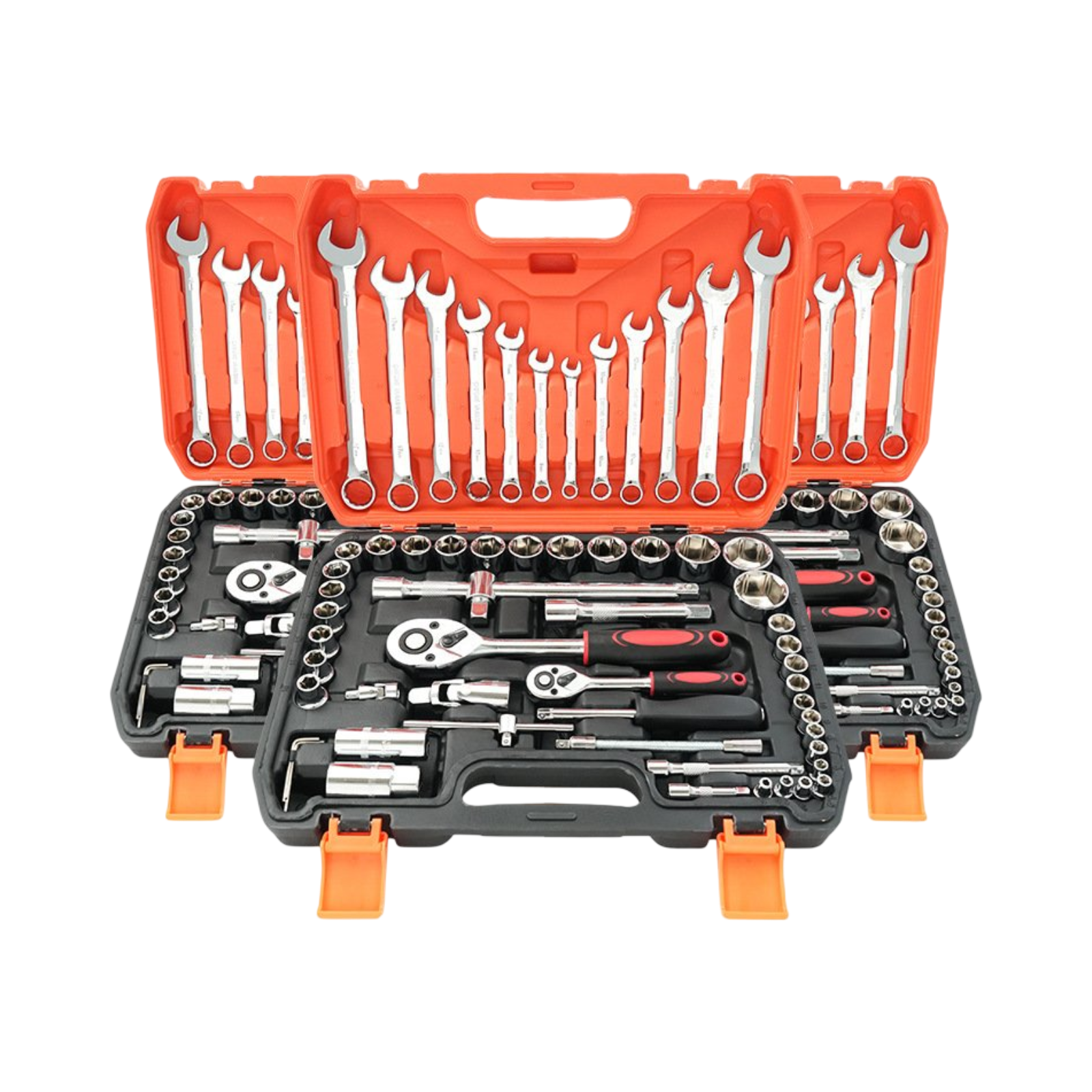 jgo llave tubo & llave comb tottal 61pzs.