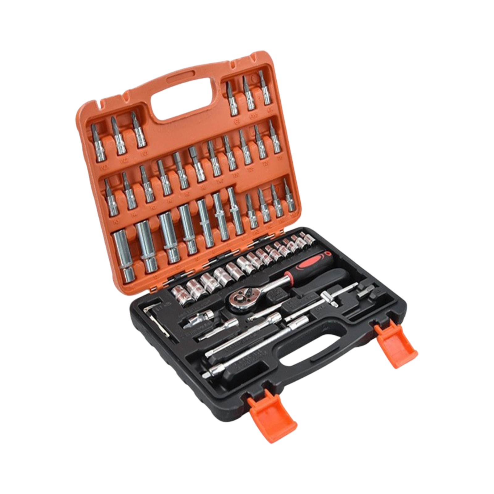 jgo llave tubo 1/4" 53pzs.