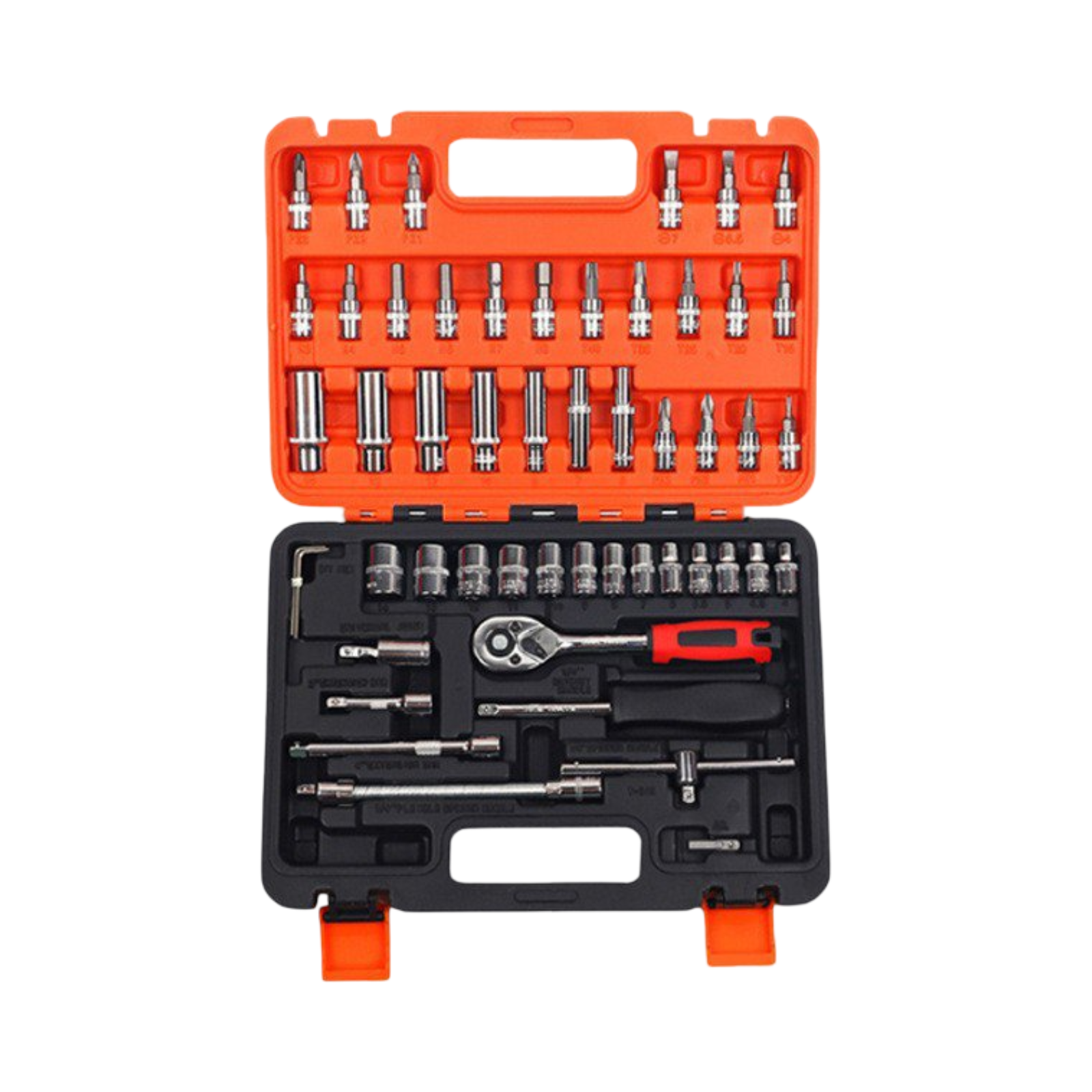 jgo llave tubo 1/4" 53pzs.