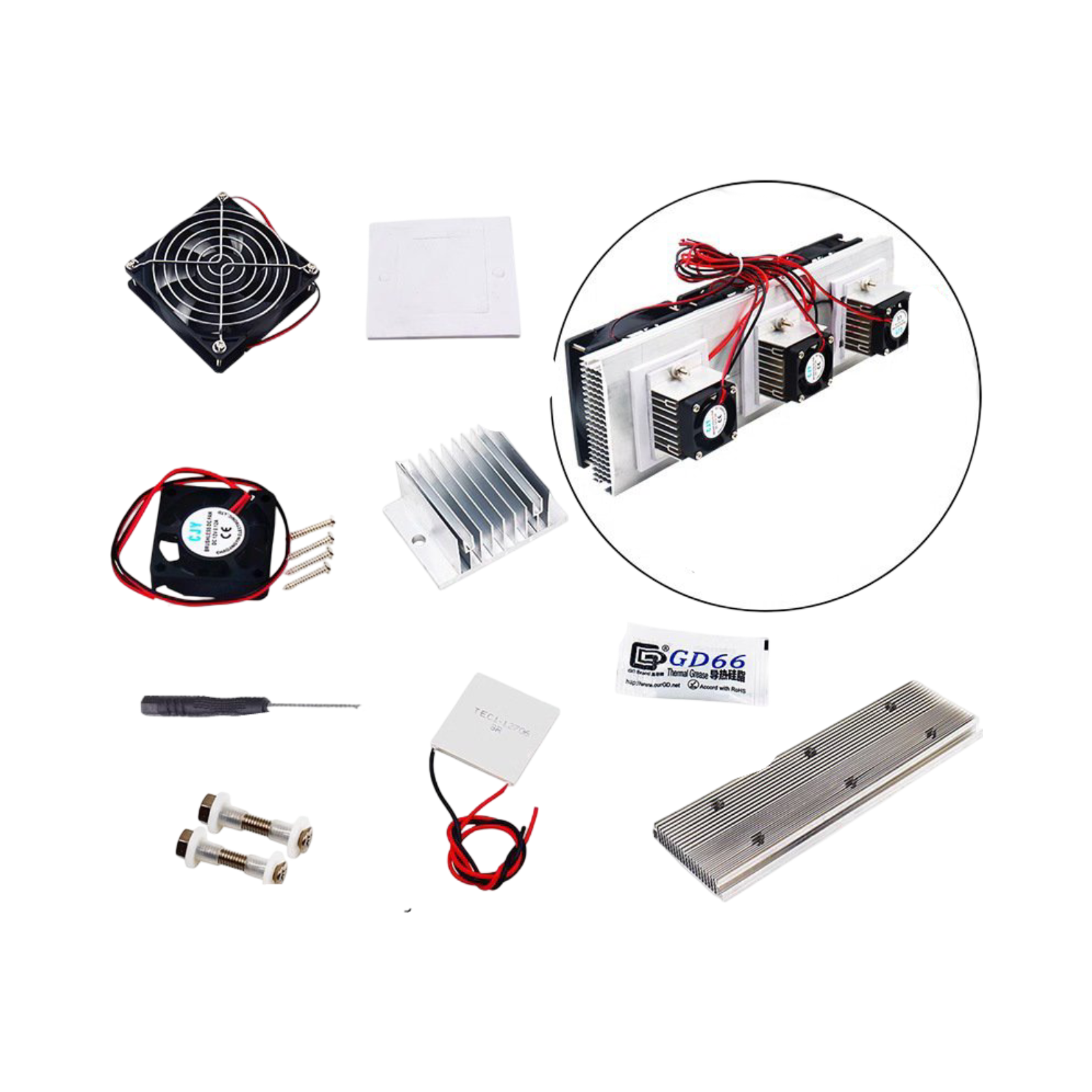 kit refrigeracion gabinete placa.