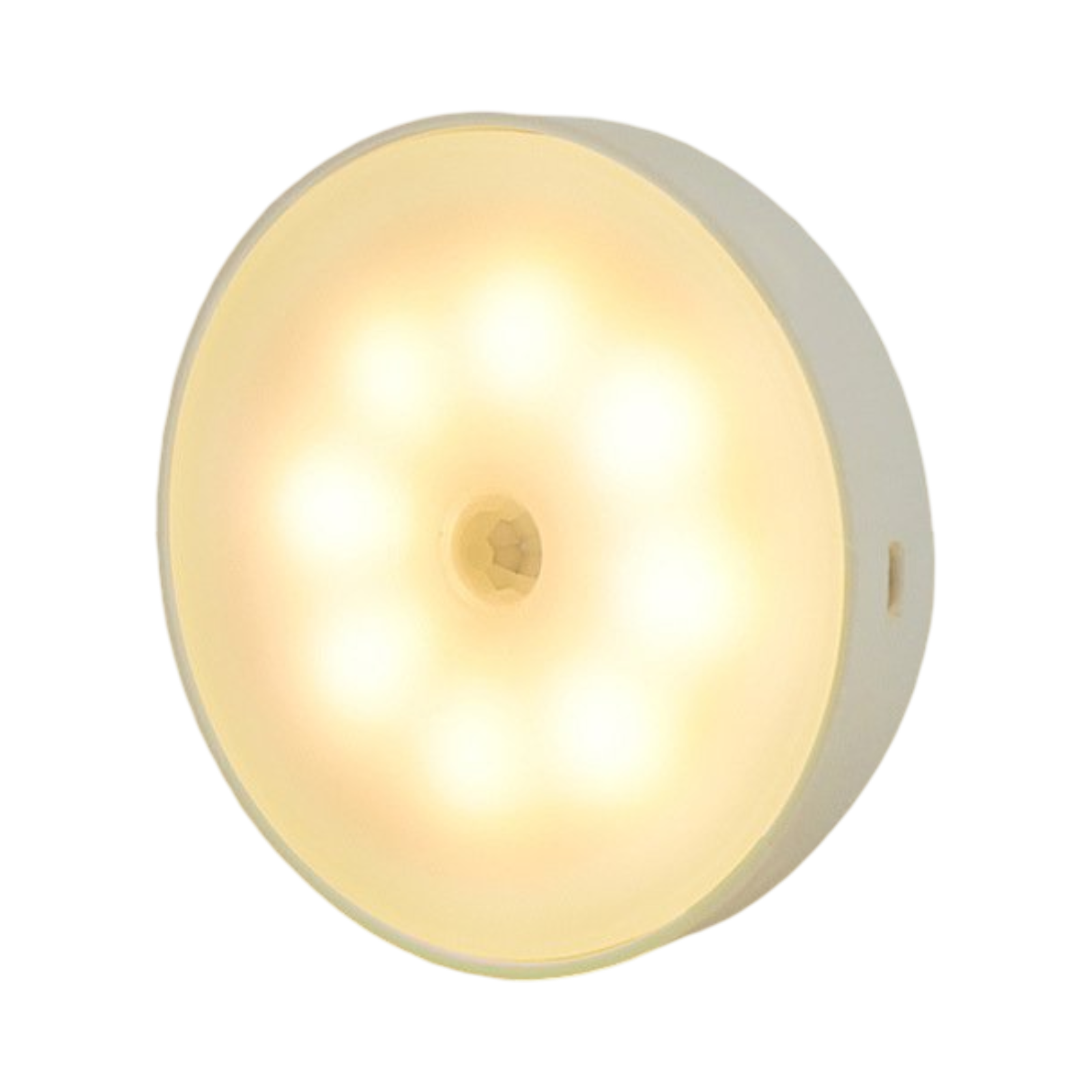 luz a bateria redondo con sensor.