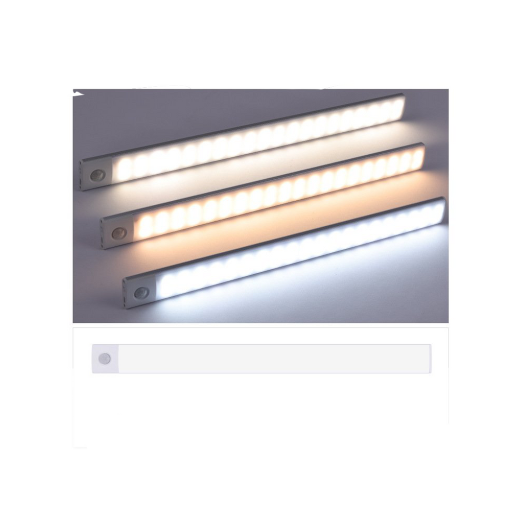 luz led bateria con sensor 30cm.