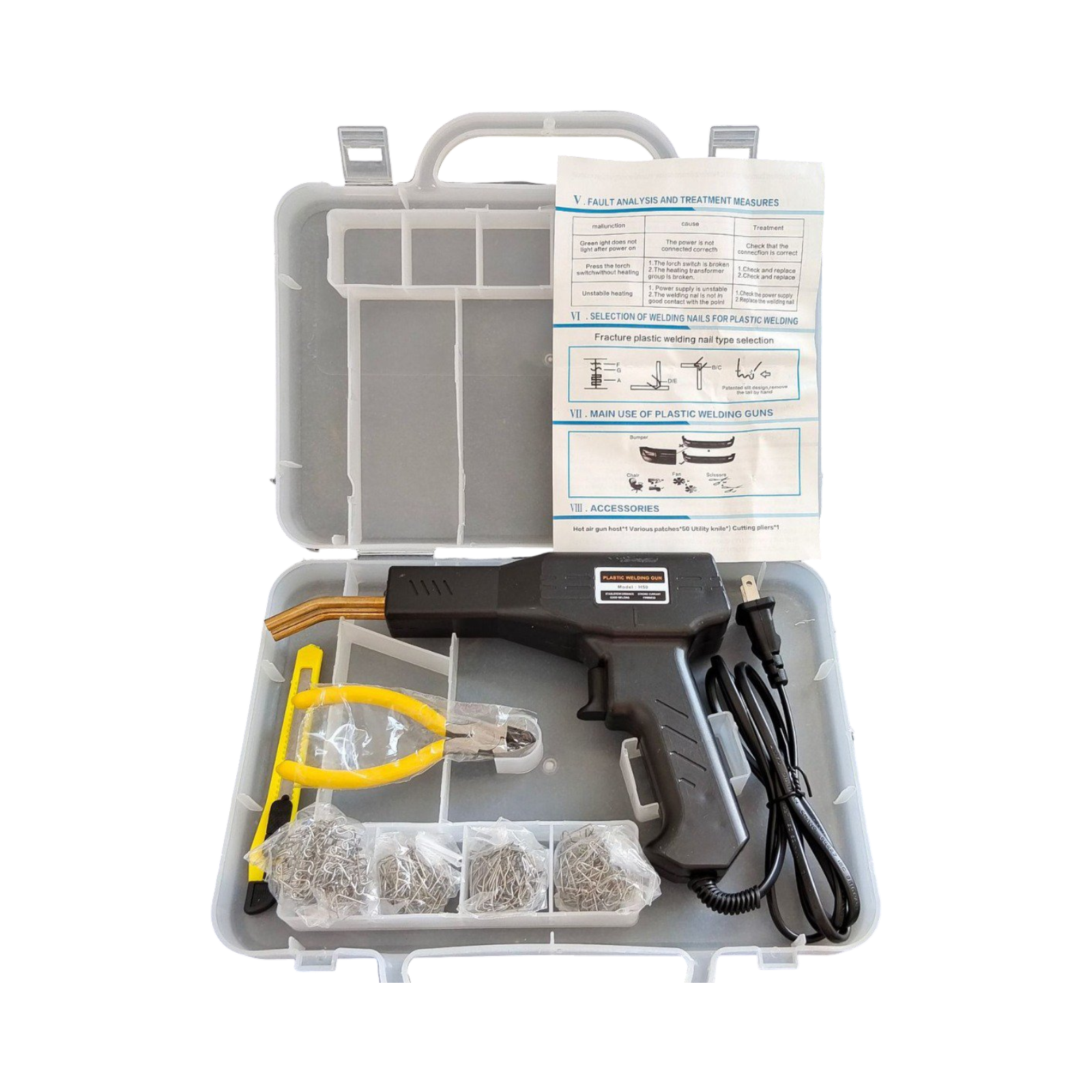 pistola reparar plasticos tottal.