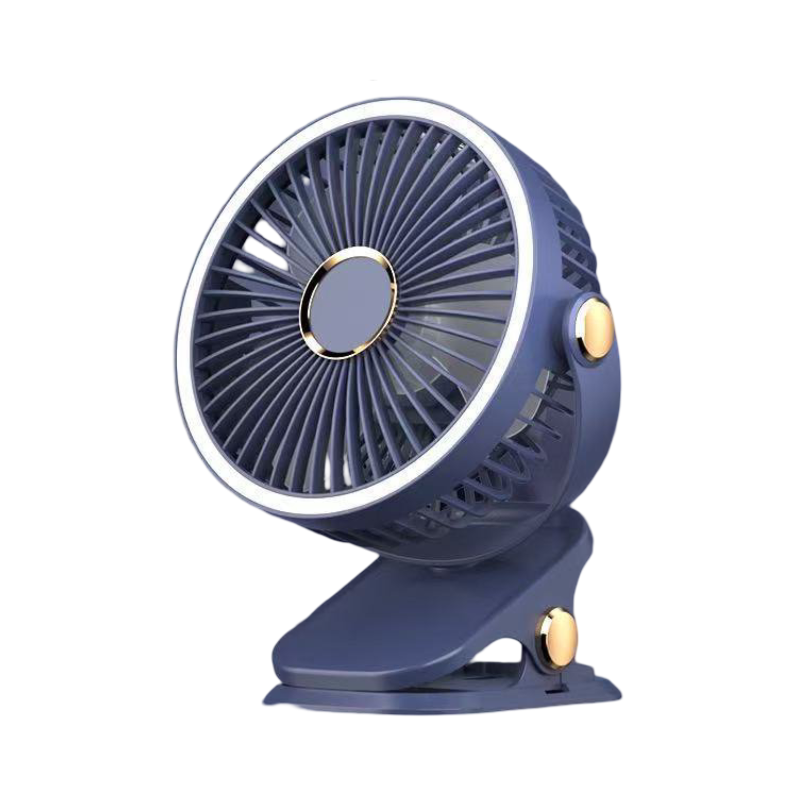 ventilador bateria pinza c/ luz.