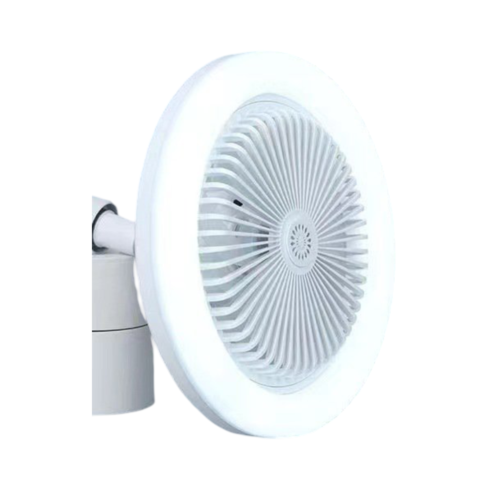 ventilador/lampara led portafoco con control.