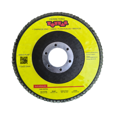 Disco Flap Tottal Amarillo 4.50"