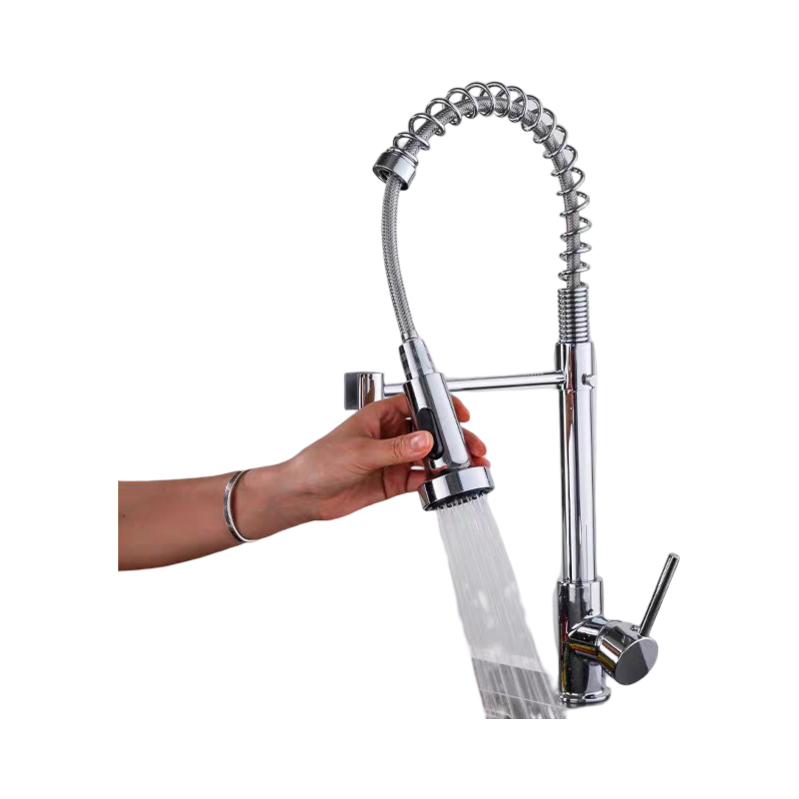 canilla restaurant mesada cromo monocomando.