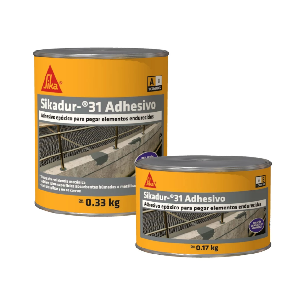ADHESIVO ESTRUCTURAL EPOXI SIKADUR 31 AB 1.00KG