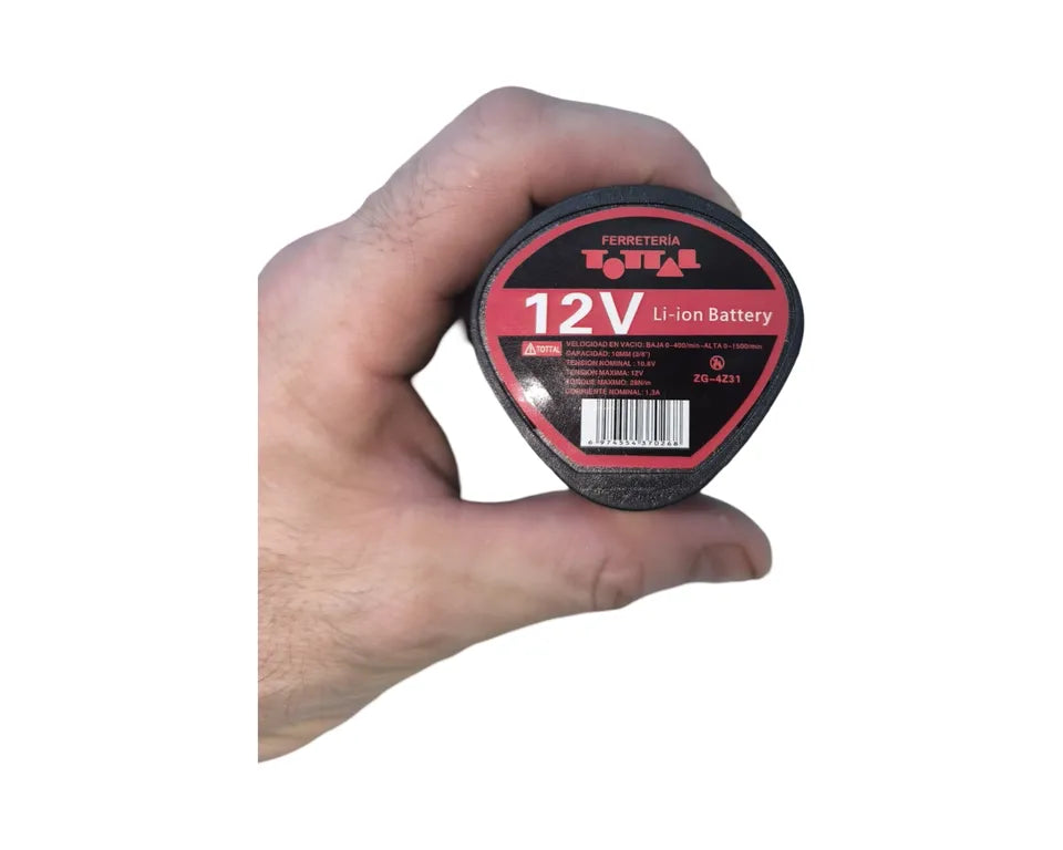 bateria taladro tottal 12v.