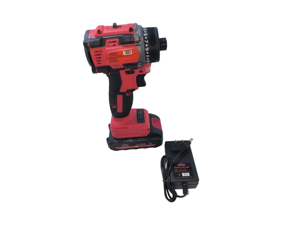 atornillador bateria impacto maletin tottal 21v.