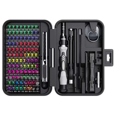 Juego de Destornilladores de Electrónica Tottal Colores Pro 115 Piezas