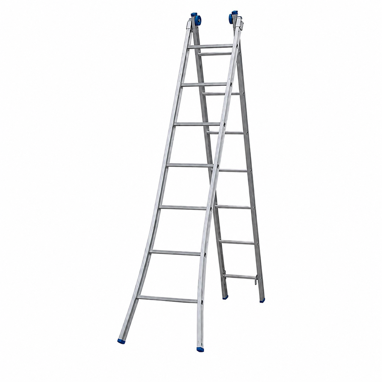 ESCALERA DE ALUMINIO EXTENSIBLE 7 PELDAÑOS 3.39MT