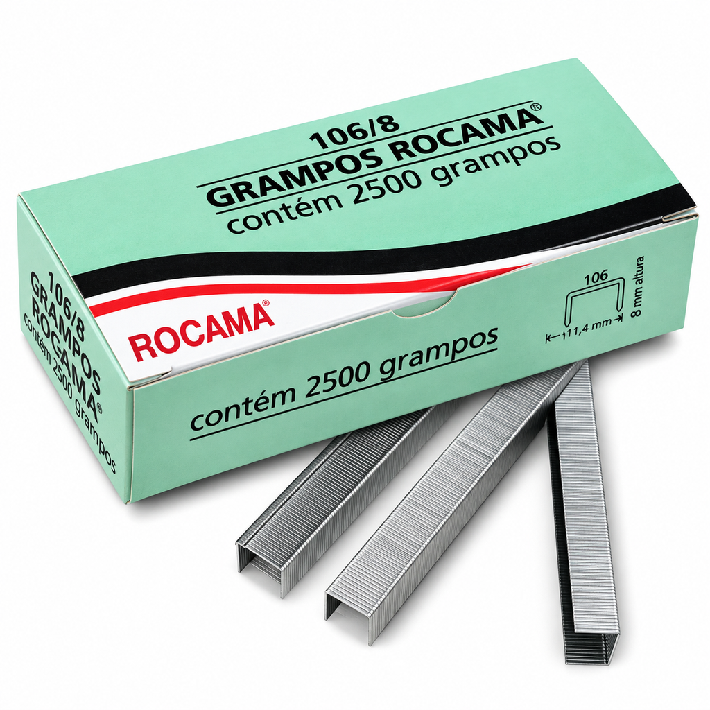 Carga para Engrapadora Manual Rocama 8.00 mm (Ref. 106/8)