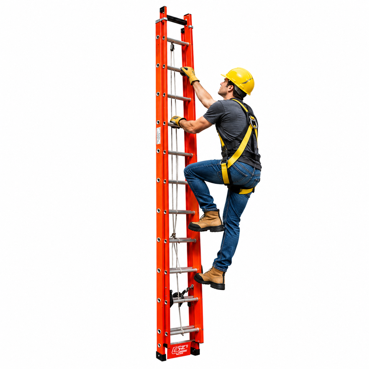 Escalera de Fibra Tipo ANDE 12 Peldaños (Ref. EFE_12)