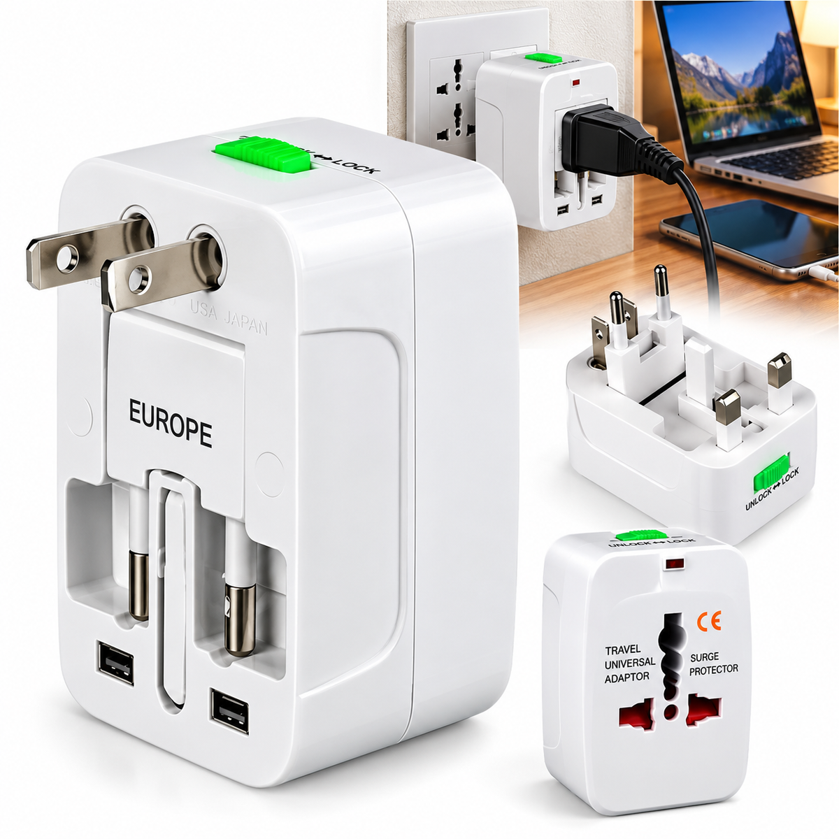 Adaptador Multinorma Viajero Pro