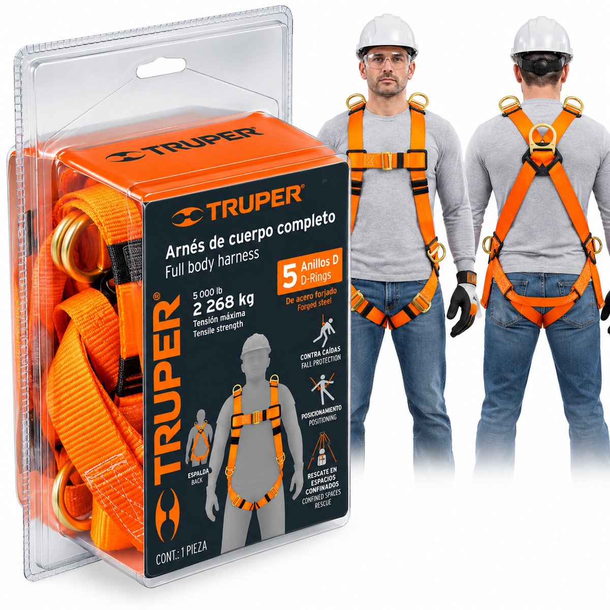 Cinturón Amarre Seguridad Paracaidista Truper (Ref. 14434)
