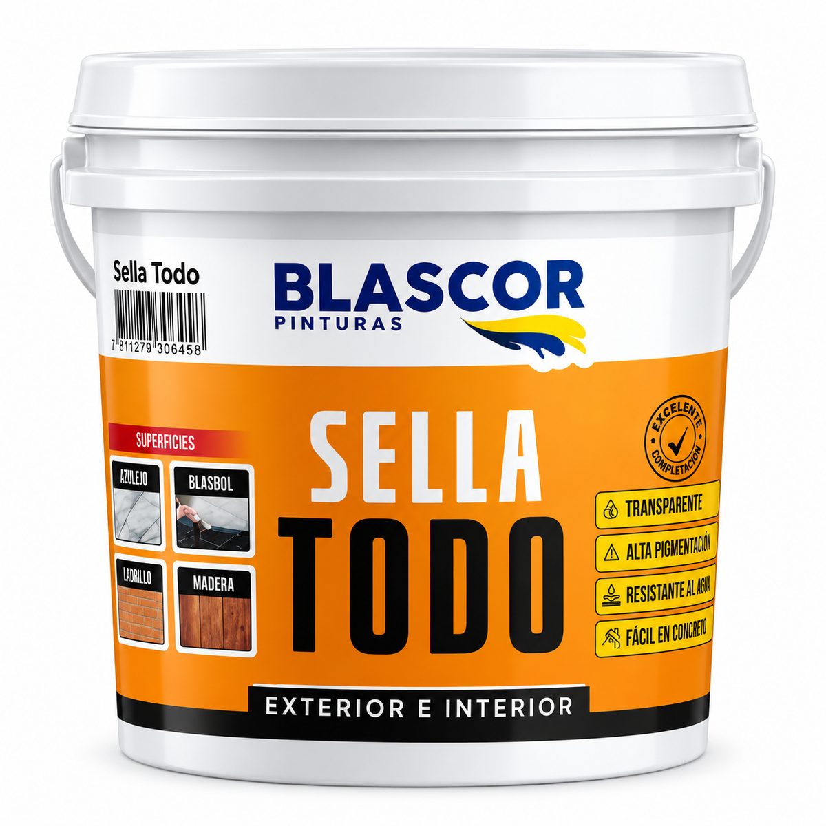 Membrana Líquida Transparente 1.00 L Blascor (Sellatodo)