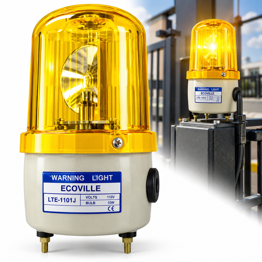 Baliza Giratoria Boggiani AC220V Amarillo