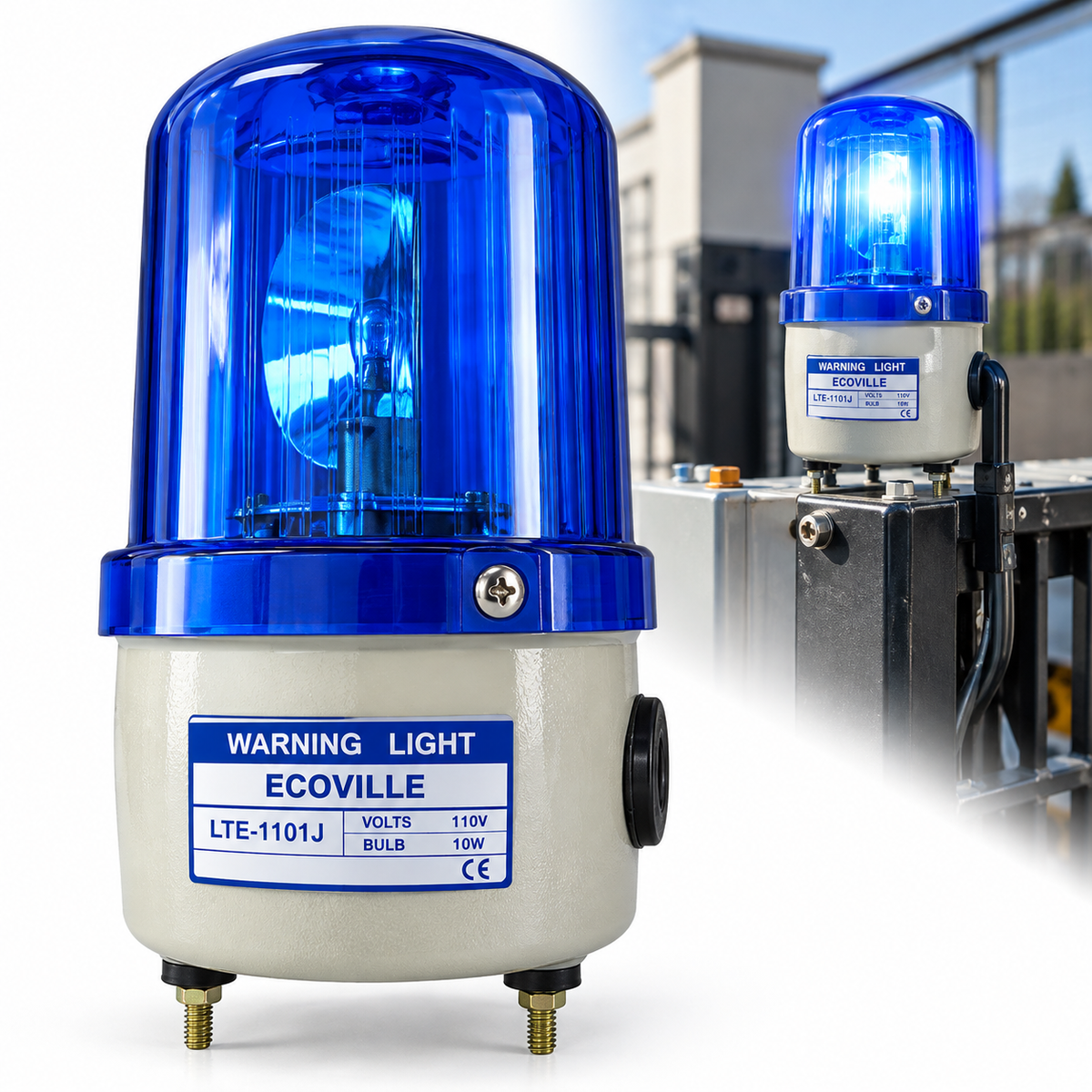 Baliza Giratoria Boggiani DC12V Azul