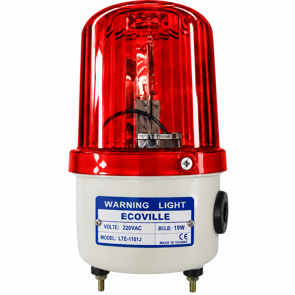 Baliza Giratoria DC12V Rojo