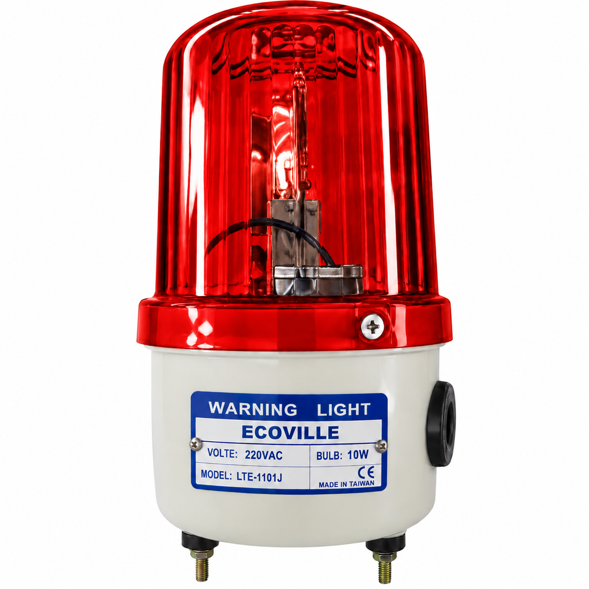 Baliza Giratoria DC12V Rojo