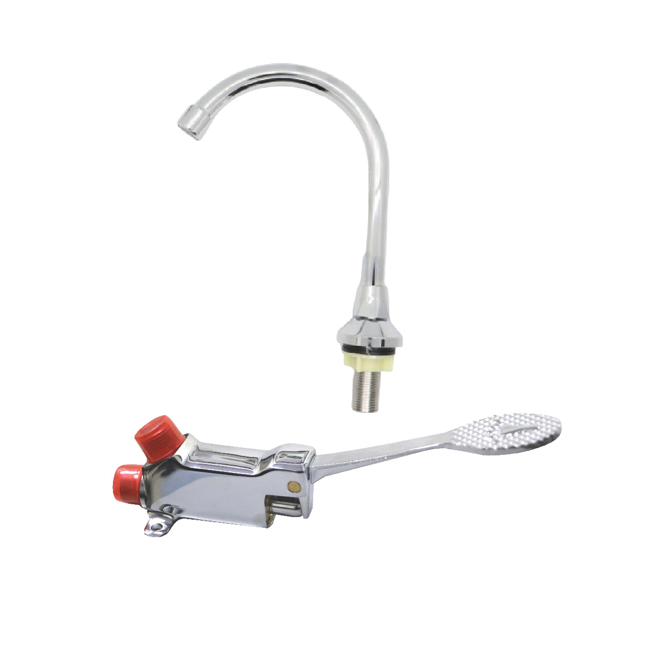 CANILLA CON PEDAL PARA LAVADEROS & BEBEDEROS INOX
