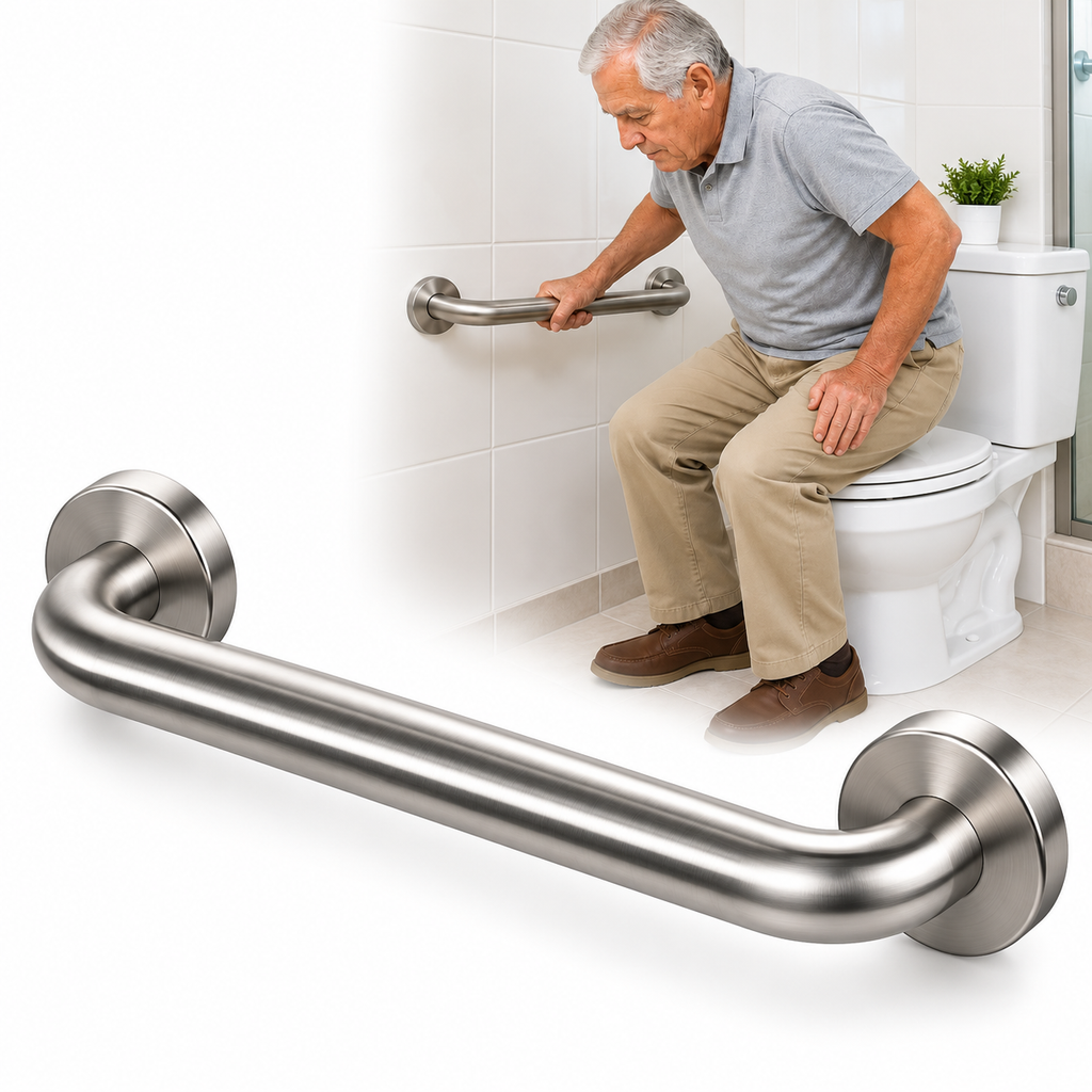 Barra de Apoyo para Baño Inoxidable Astra 60 cm