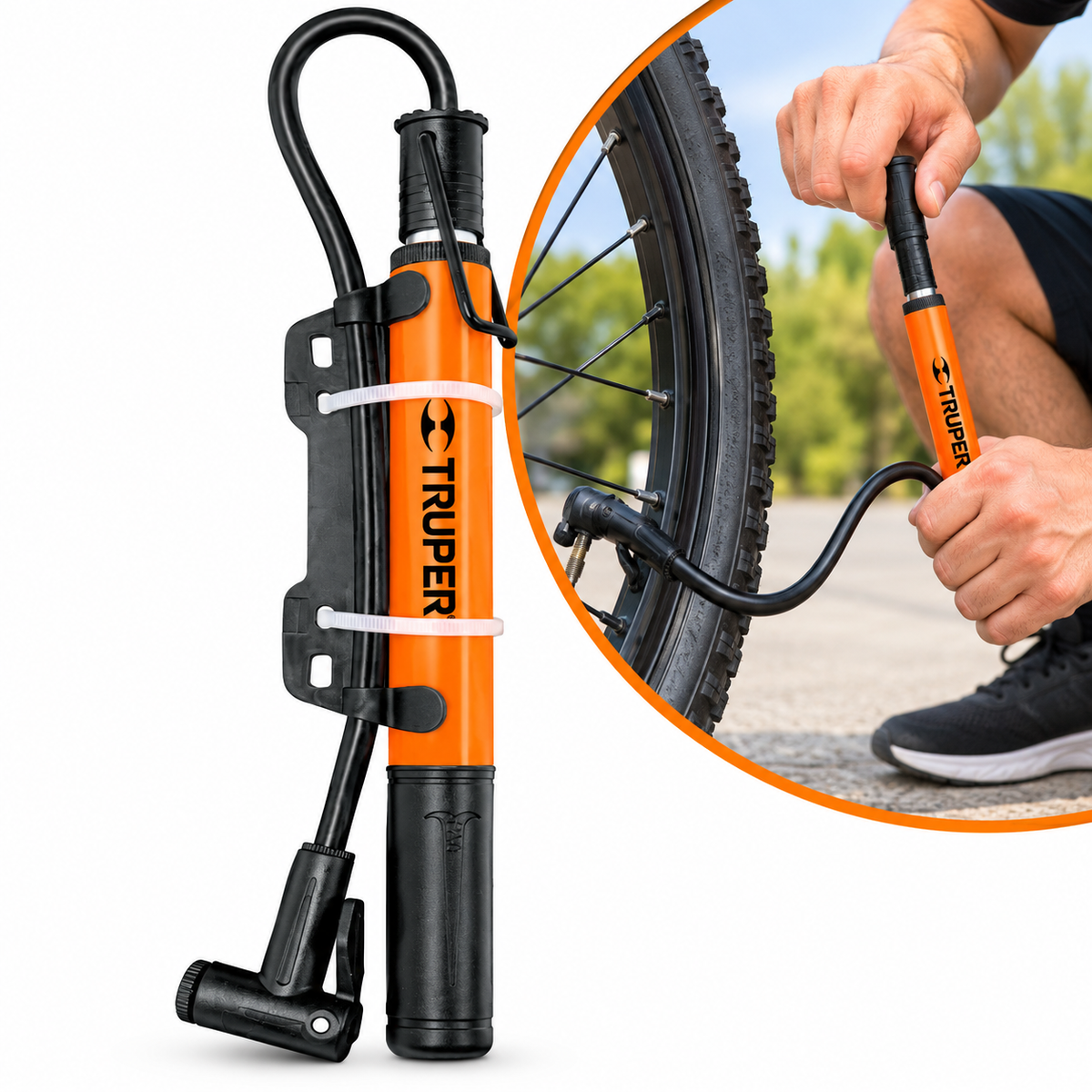 Inflador Manual Truper (Ref. 13790)
