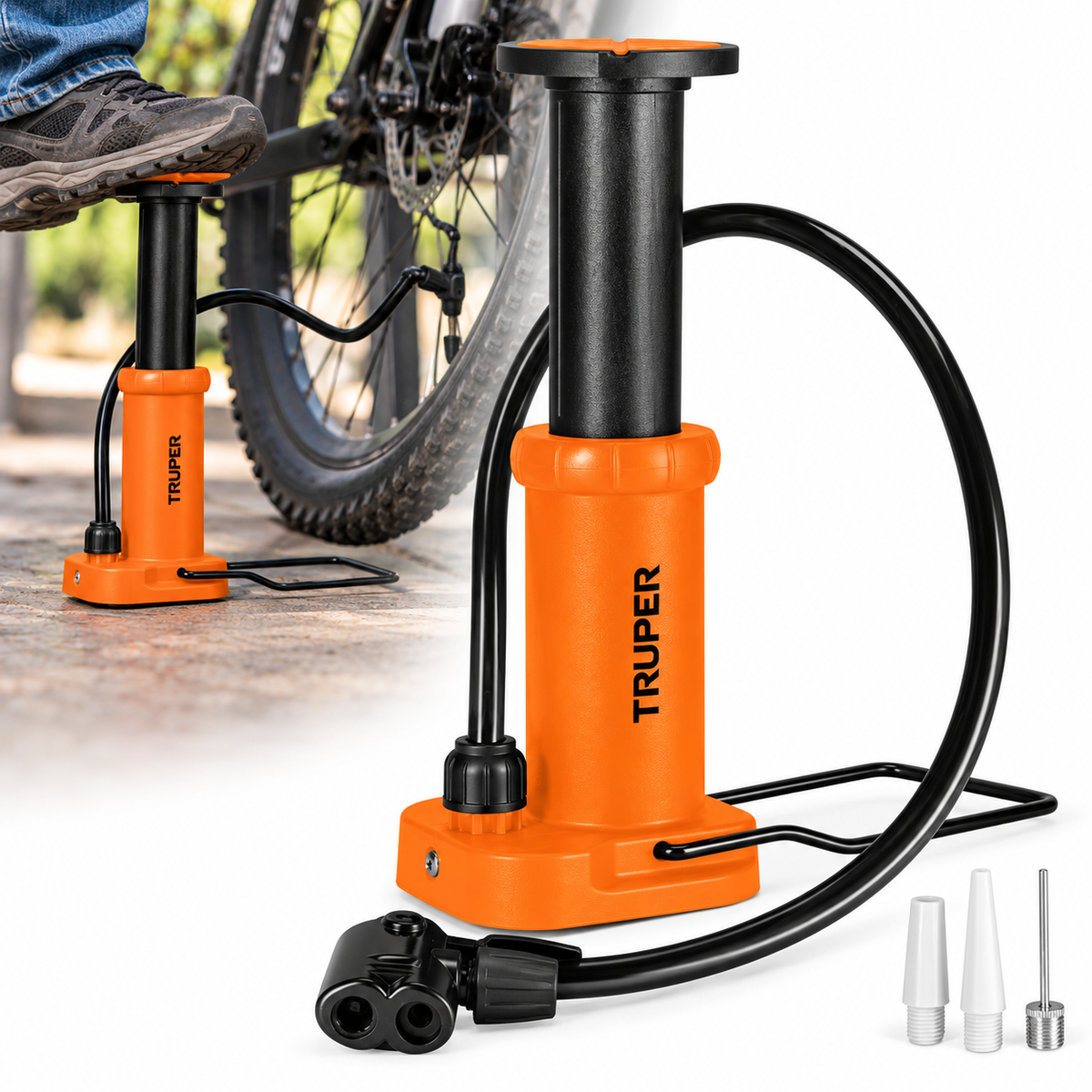 Inflador de Pedal Truper (Ref. TR101667)