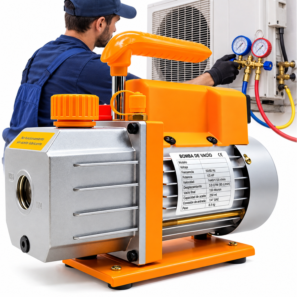 Bomba de Vacío para Aire Acondicionado Fascy 1/3 HP