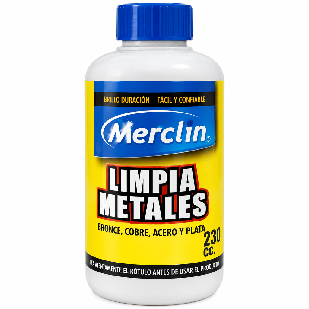 Limpia Metal Líquido Merclin 230 ml