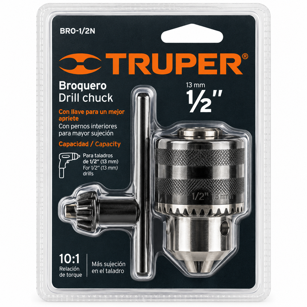 Mandril Truper con Rosca 13.00 mm (Ref. 16478)