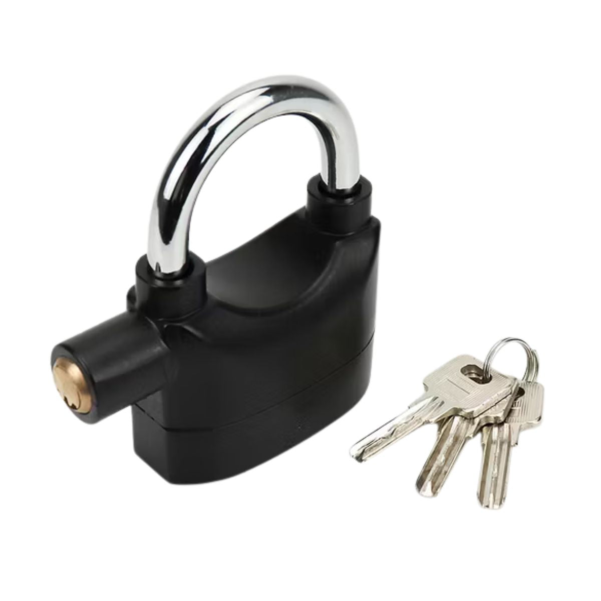 CANDADO CON ALARMA DE 70MM