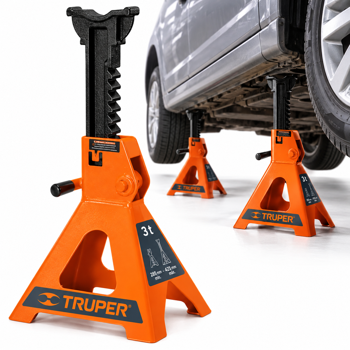 Caballete para Auto Truper 3.00 Ton por Unidad (Ref. 14843)