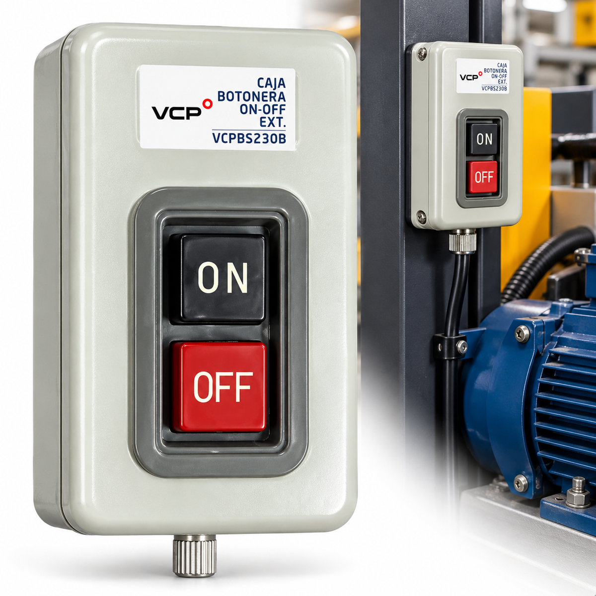 Interruptor Botón Trifásico VCP 30A