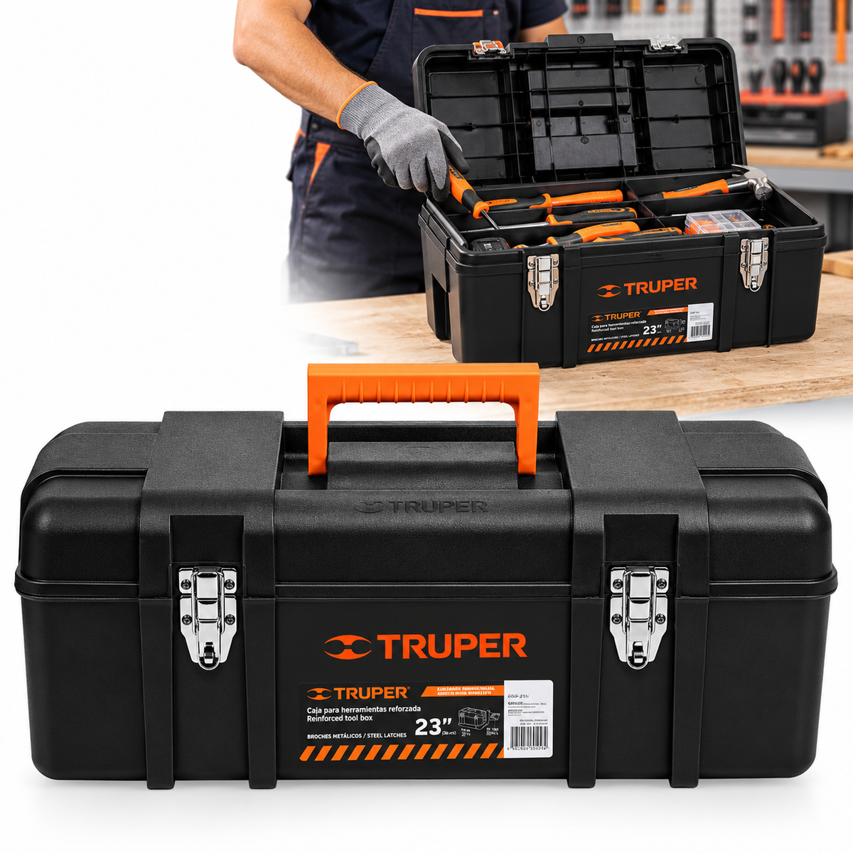 Caja de Herramientas Truper Plástica 23.00" (Ref. 11506)