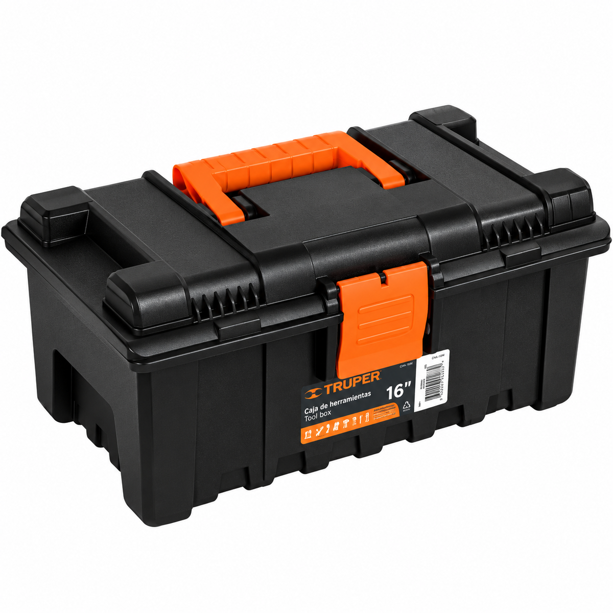 Caja de Herramientas Truper Plástica Negra 14.00" (Ref. 19854)