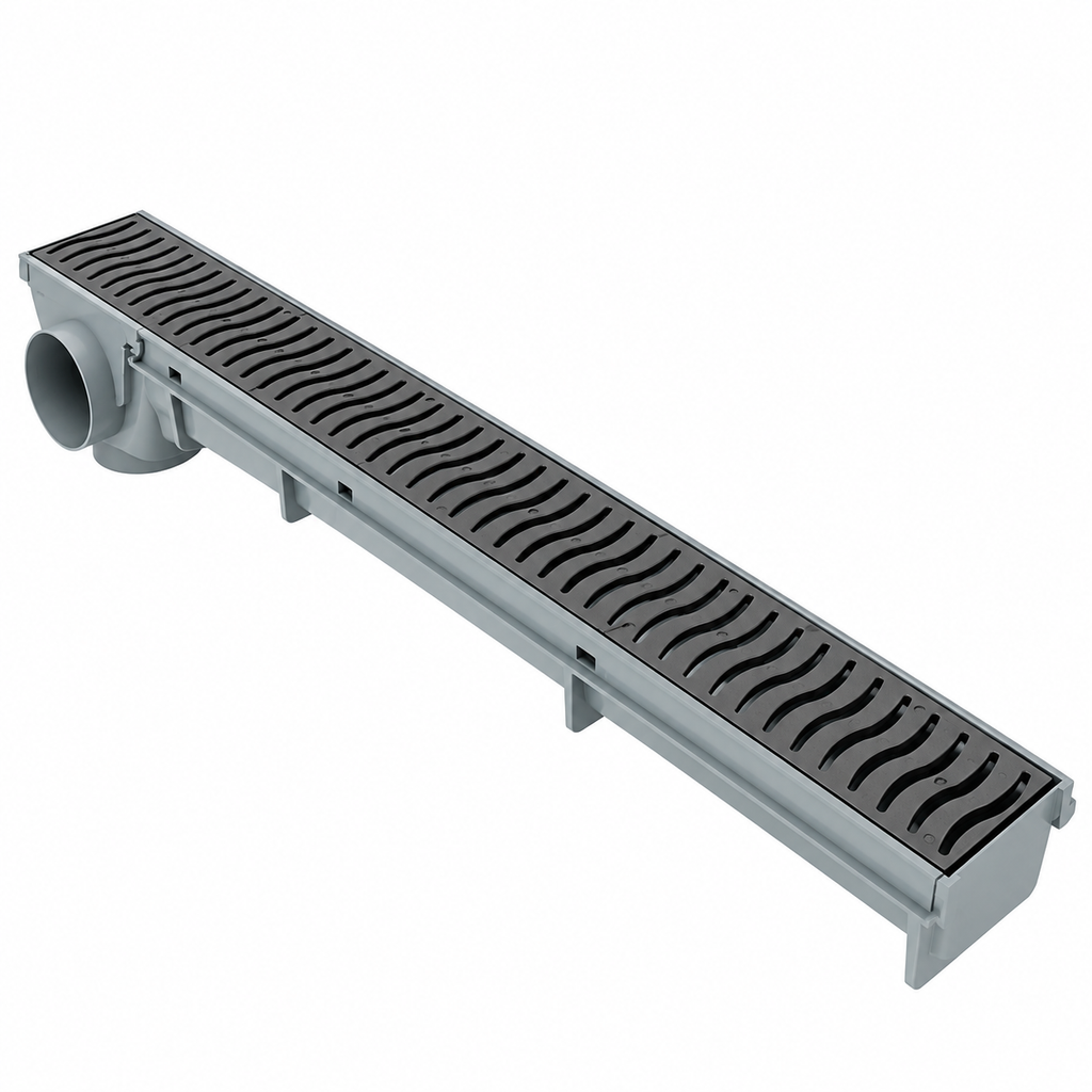 Rejilla Lineal de Baño Tigre Gris 50 cm