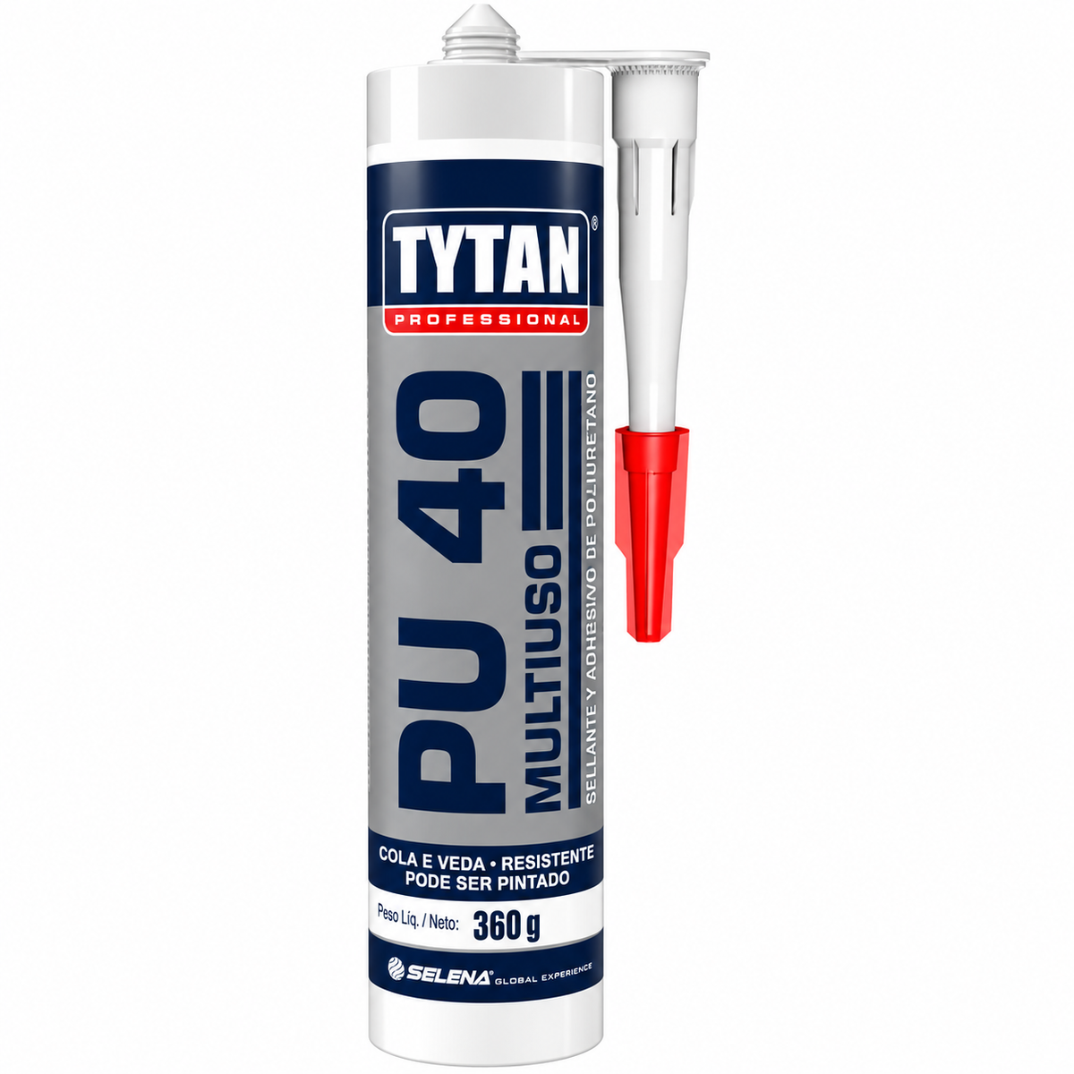 Sellador de Poliuretano Tytan Multiuso Gris 360 ml (Ref. PU-40)