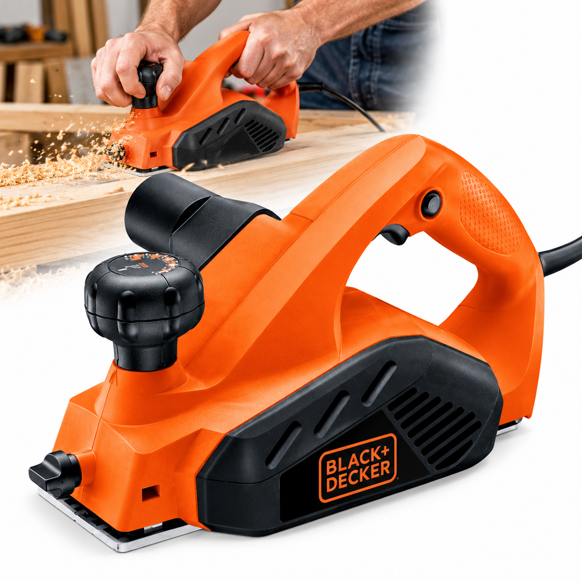 Cepilladora para Madera Black & Decker 3.50" 650W (Ref. CE750)
