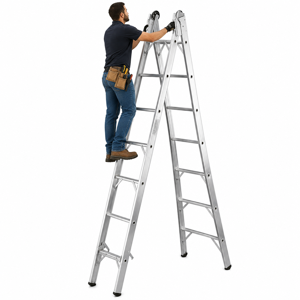 ESCALERA ALU ANDE 4.40MT_8 PELD (REF PO08)