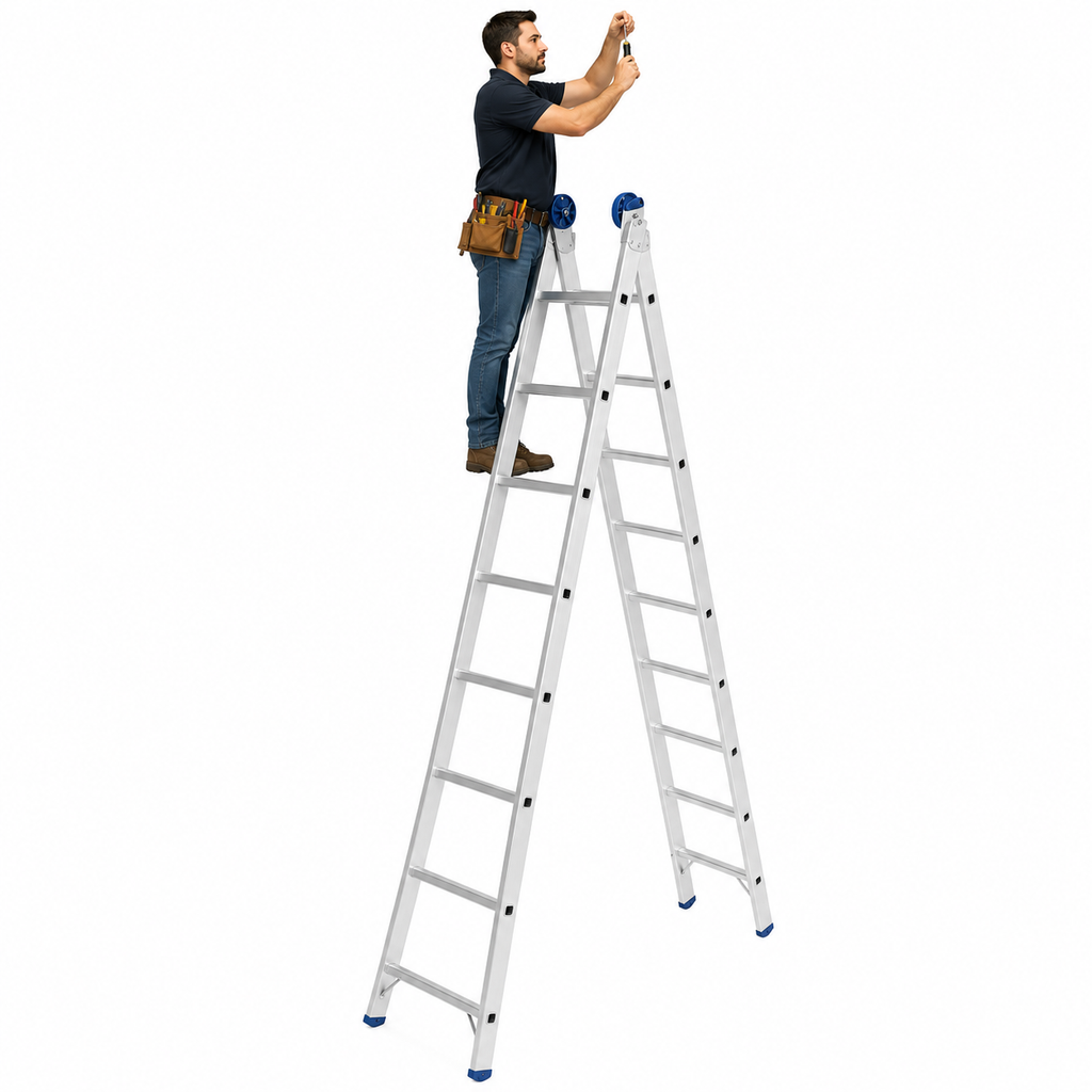 ESCALERA ALU ANDE 4.92MT_9 PELD (REF PO09)