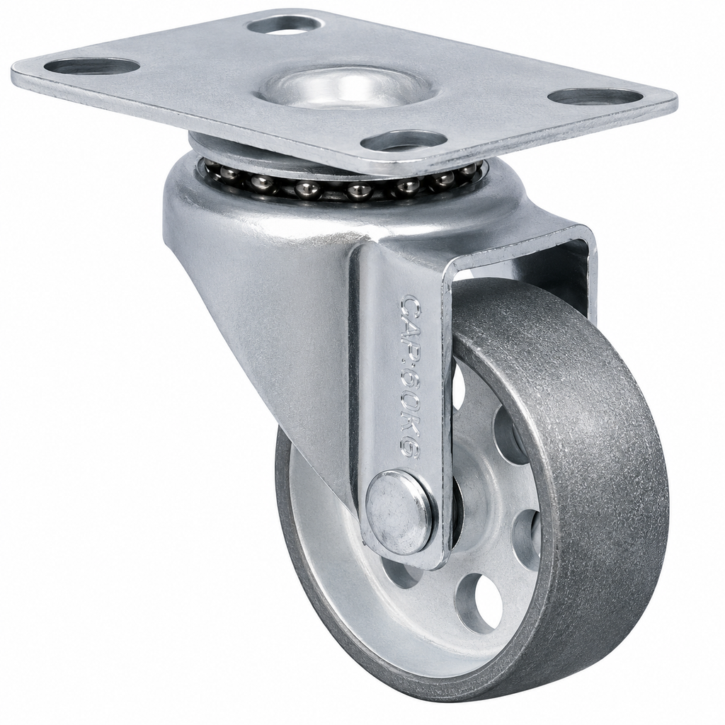 RUEDA GIRATORIA SCHIOPPA ALUMINIO 1.1/2' (REF GL 158 ZZX)