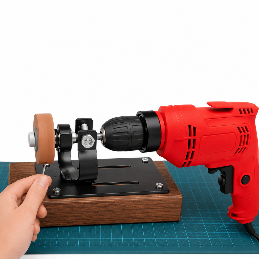 AFILADOR DE CUCHILLO ROTATIVO & TALADRO TOTTAL HOBBY 650W